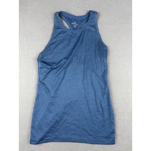 Athleta Tops - Athleta Blue Tank Top Racerback Workout Shirt Top Size XXS